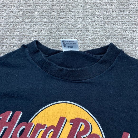 Vintage Hard Rock CAFE Honolulu Shirt Men Large L Black Anvil Single Stitch USA - Picture 4 of 14